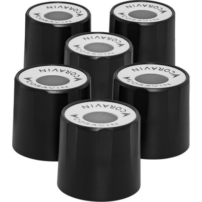 Coravin Schraubverschluss zu Weinausgiesser 6 Stueck black Kunststoff; 4631018
