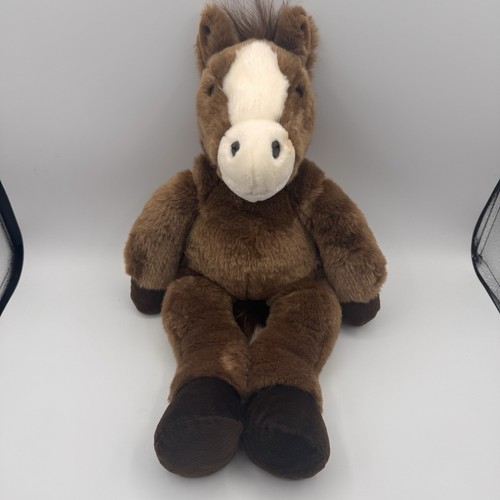 Build A Bear Workshop Brown Stuffed Plush Pony Horse BAB Chocolate - Picture 2 of 7