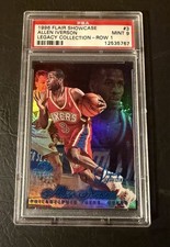 1996 Flair Showcase LEGACY RC  /150 PSA 9 MINT Allen Iverson rookie card