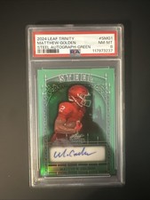 2024 Leaf Trinity Matthew Golden Steel Auto Green 5/7 PSA 8