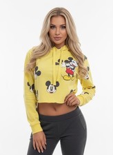 Disney Mickey Mouse Women's Crop Hoodie Sweatshirt WE HAVE SIZES S/M/L