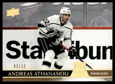 2020-21 Upper Deck UD High Gloss gold 02/10 Andreas Athanasiou  Los Angeles