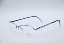 NEW SILHOUETTE 4453 40 6074 BLUE GUNMETAL AUTHENTIC FRAMES EYEGLASSES 50-18