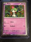 Ralts 058/132 Cosmos Holo Mega Evolution Promo Pokémon Card NM w/ PARTIAL SWIRL