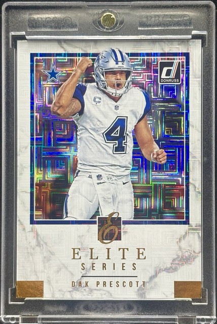 Dak Prescott White Mojo Gold Foil Refractor Card Panini Cowboys Mint