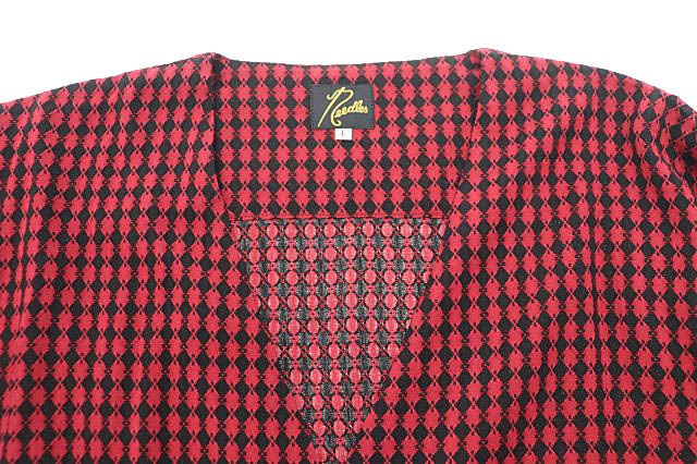 Needles Diamond Pattern Cardigan Jacket Men's L R… - image 3
