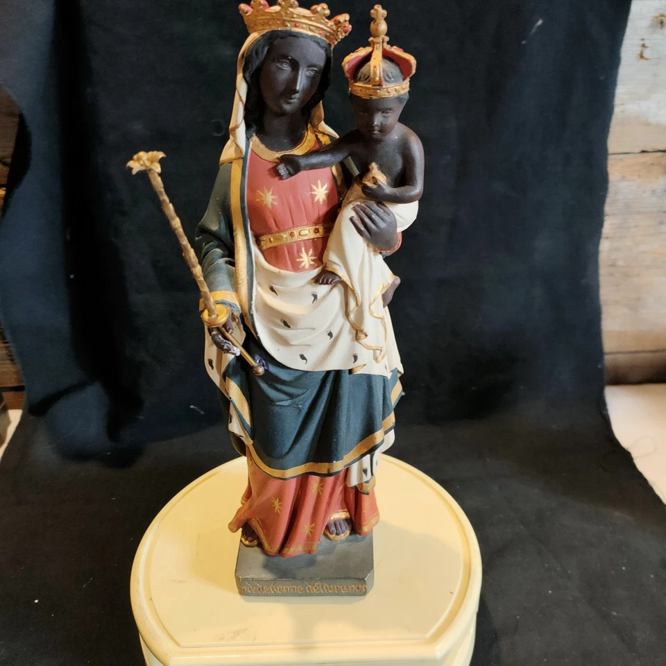 - Vierge NOIRE à l'Enfant Notre Dame de bonnes délivrance XVIII - XIX ème - Photo 1/4