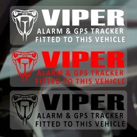 5 x Stickers VIPER GPS Tracking Device Security Car Alarm Tracker Warning Multi