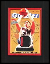 2003-04 Mike Miller Patch Fleer Platinum Name Plates /590 #NP-MM Grizzlies