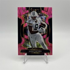 Panini 2025 Select Football Pink Prizm Concourse Josh Jacobs #67 Packers