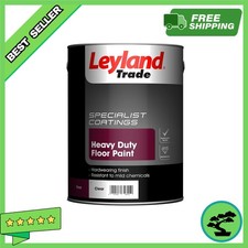High-Coverage 5L Heavy Duty Floor Paint - Clear for Tough Indoor Protection