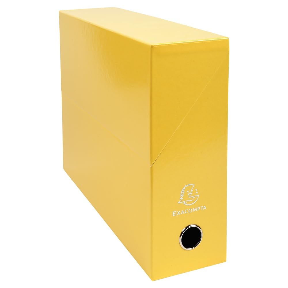 Boîte de transfert Iderama en carton teinté Exacompta 89928E dos 9cm bleu