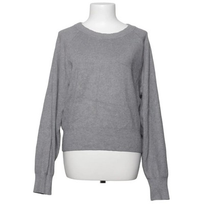 H&M, Strickpullover, Größe: L, Grau, Polyester/Viskose, Einfarbig #kLh