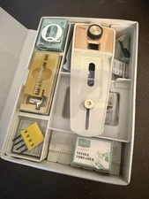 VTG Sears Kenmore Accessories & Buttonholer and 20 Pattern Cams Sewing Machine