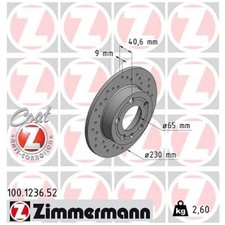 2x Bremsscheibe hinten für Audi A1 8X1 8XA A2 8Z0 A3 8L1 TT 8N3 8N9 | 570331