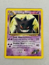 Pokemon Sabrina's Gengar Gym Challenge 29/132 on eBay