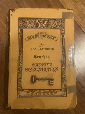 The Master Key 1941 6th Print 3rd Edition L.W. de Laurence