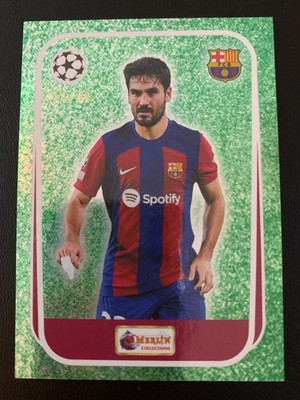 2023-24 Topps Merlin's Heritage UCC Merlin Most Wanted Green Ilkay Gündogan /49