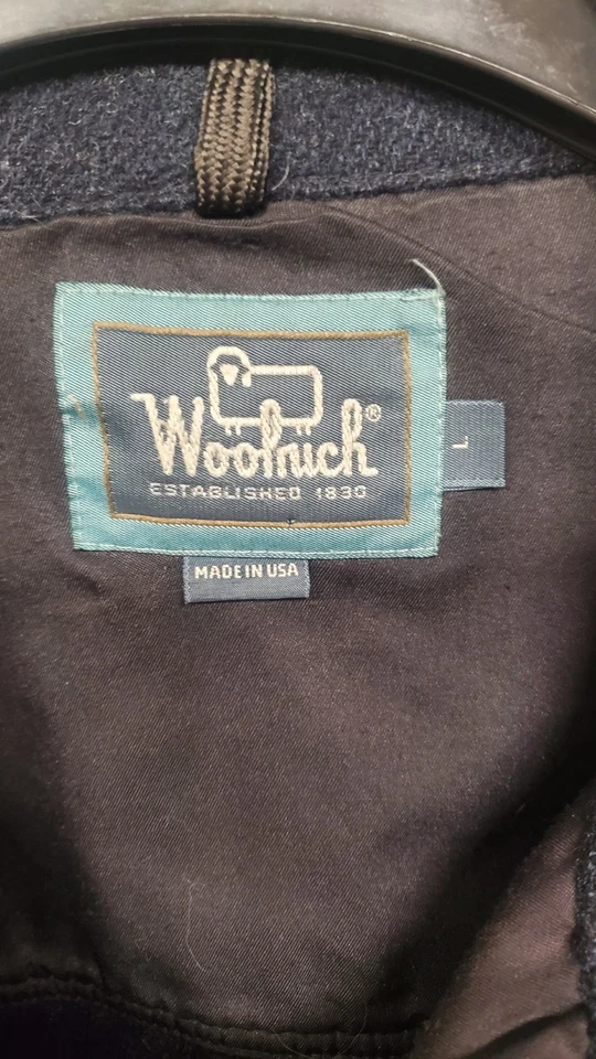 Abrigo de lana WOOLRICH de colección chaqueta de bombardero hecha en EE. UU. grande Foto 2 de 4