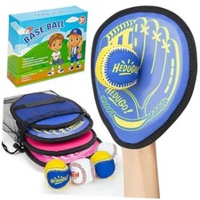 Toss and Catch Game Set Classical Outdoor Toys for Kids at The Beach, Yard, or