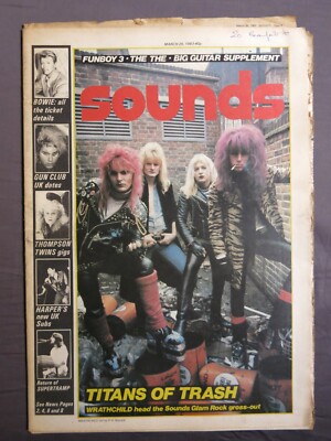 SOUNDS 26th March 1983 ~ Wrathchild ~ Matt Johnson ~ Funboy Three!