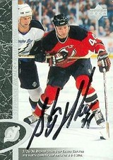 Stephane Richer autographed Hockey Card (New Jersey Devils) 1996 Upper Deck #94