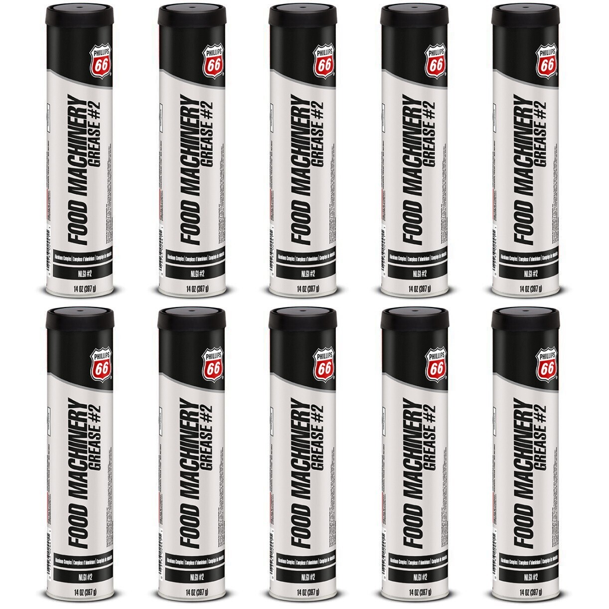 10 Pack of Phillips 66 Food Machinery 2 Red Grease NLGI (10) 14oz tubes eBay