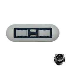Power Recliner Switch Emomo Model HX90HUN 5 Button 5 Pin Hand Control with USB