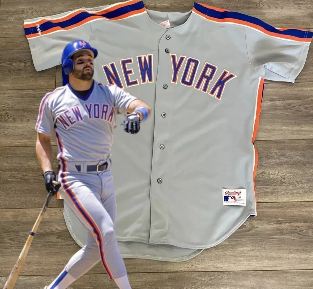 Lot Detail - 1993 Howard Johnson New York Mets Signed Game Worn Road Jersey  (MEARS LOA/JSA)