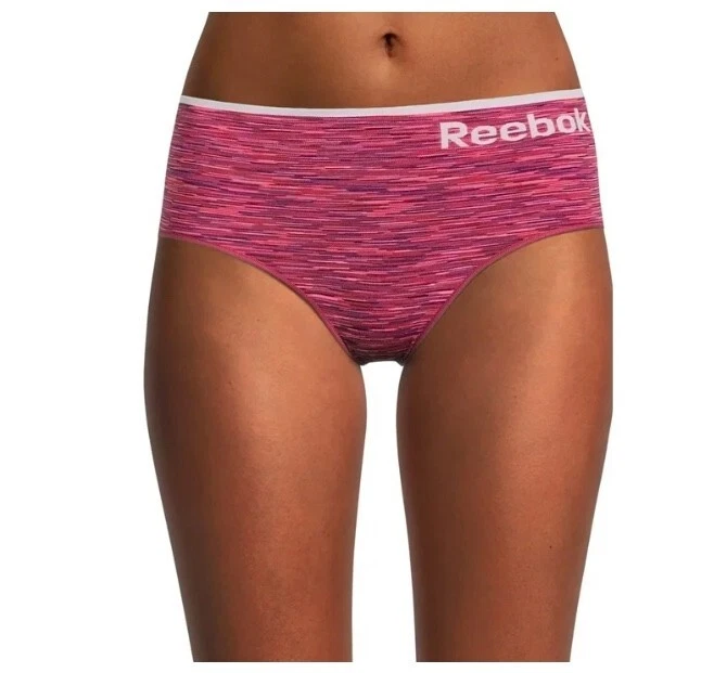 (2 or 5 Pair) Reebok Women's Stretch Performance Seamless Hipster Panties, - Image 4 of 4