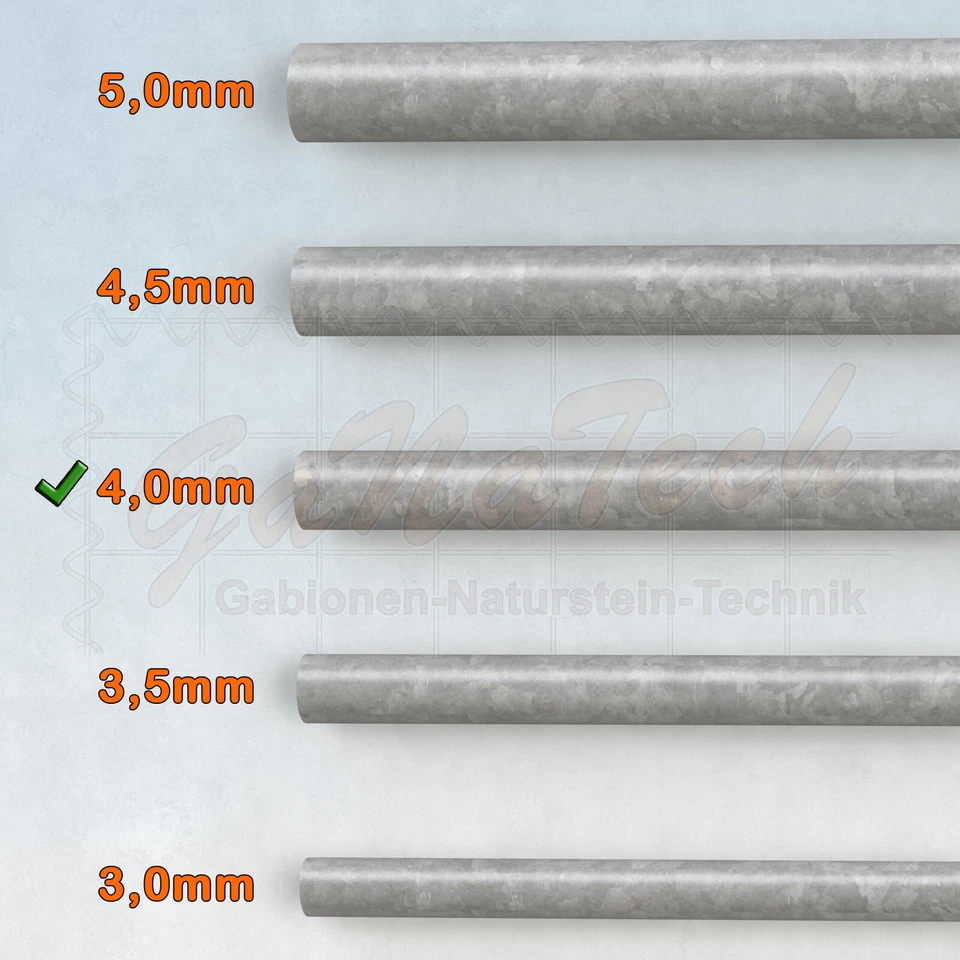 Profi-Clip C-Klammer für Gabione Steinkörbe Zaunbau Krampe C-Ring Zange 4mm Zink - Bild 3 von 3