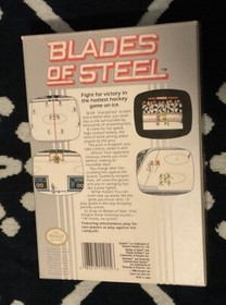 Blades of Steel NES CIB NR MINT Condition Complete In Box Konami Nintendo Game