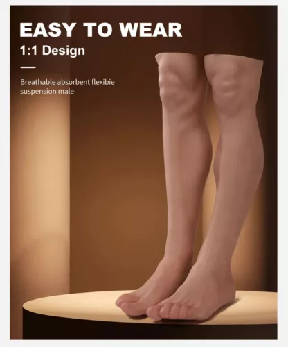 Prosthesis Foot Simulated Skin Artificial Leg Cover Scars Young-aged Clone Foot - Picture 14 of 30