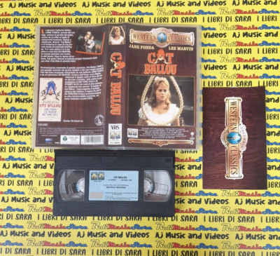 VHS Film CAT BALLOU 1993 Jane Fonda Lee Marvin COLUMBIA WESTERN CLASSICS (F167)
