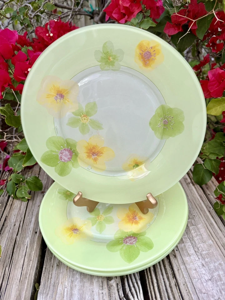 Обеденные тарелки Luminarc Designer Marc Paully цветочный зеленый сад весна - Изображение 2 из 4