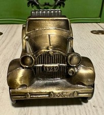 1929 Ford Model A Car Die Cast Metal Coin Bank 1974 Banthrico Inc Vintage