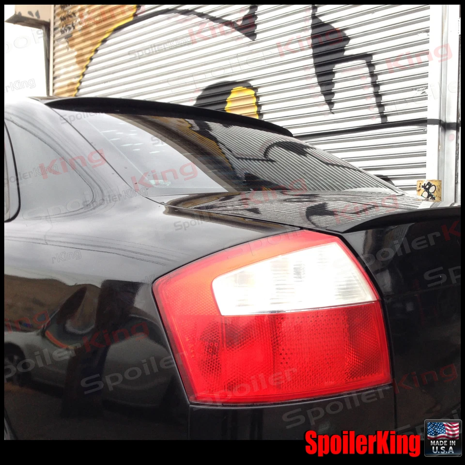 COMBO Rear Roof Wing & Trunk Lip Spoiler Fits Audi A4 2002-05 B6 4dr 284R/244L — 第 4/4 张图片