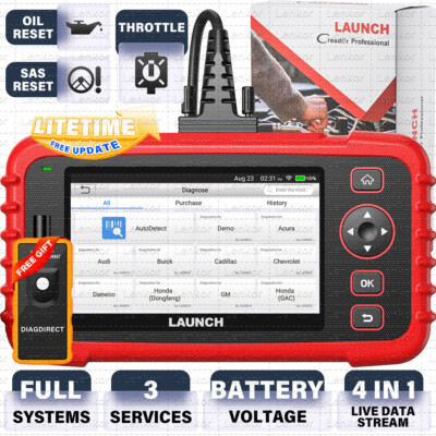 2025 LAUNCH CRP123X PLUS OBD2 Car Diagnostic Tool Scanner ABS SRS Engine Reader