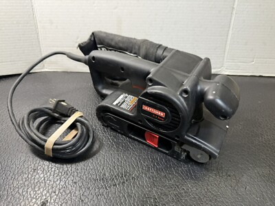 CRAFTSMAN 3''X18'' BELT SANDER 120V 5.3A WITH BAG RUNS GREAT