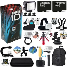 GoPro HERO10 Black 4K Ultra HD Action Camera CHDHX-101 + 32GB All You Need Kit
