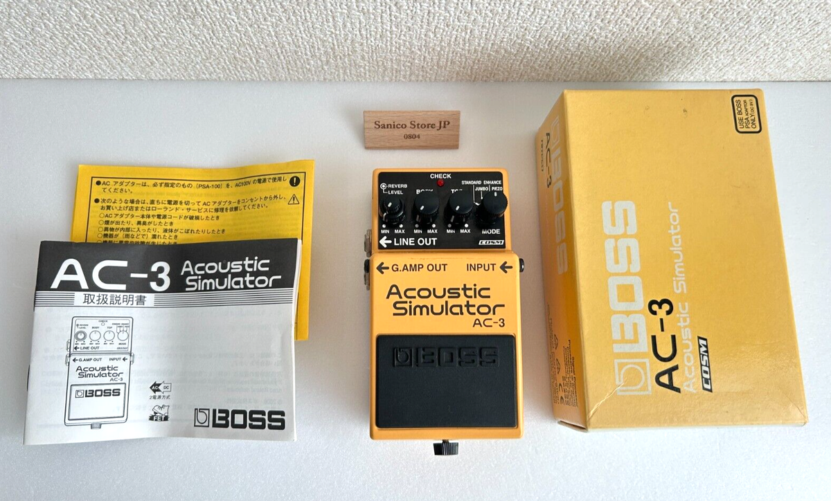 オンラインストア卸売 BOSS AC-3 Acoustic Simulatorと電源psa-100s