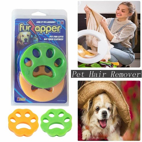 2x Pet Hair Remover Laundry Washing Machine Cat Dog Fur Catcher Zapper