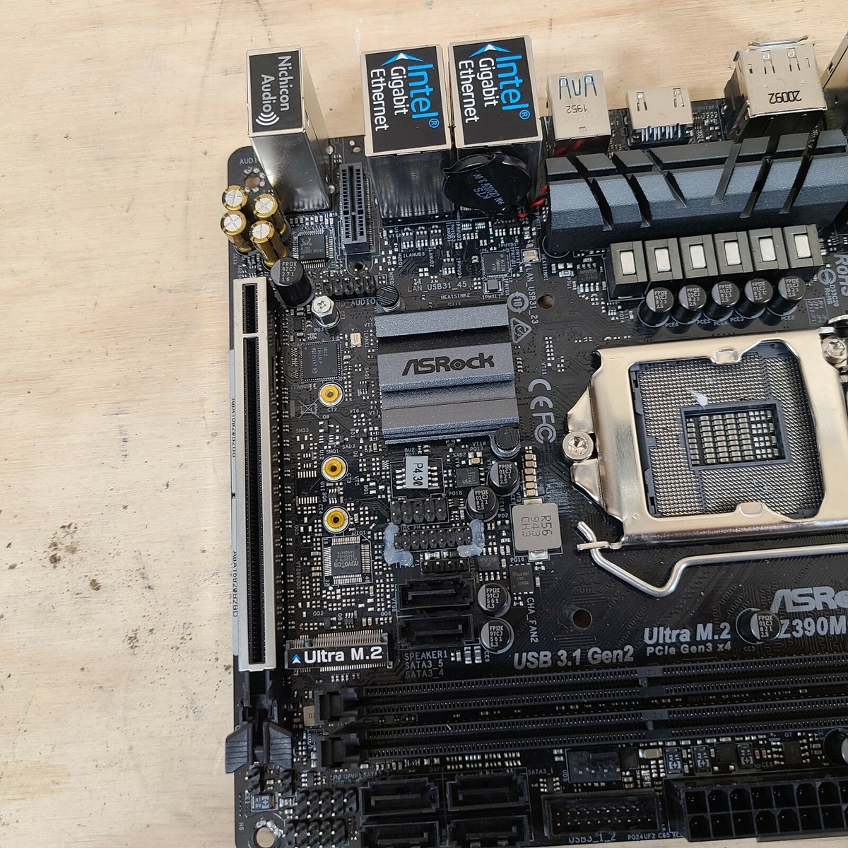 Asrock Intel Z390M-ITX/AC I Motherboard Ultra M.2 USB Gen 2