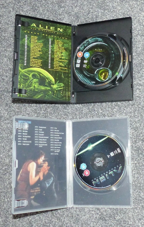4 x Alien DVDs ~ Alien Aliens Alien 3 Resurrection ~ Special editions ~ Region 2 - Image 3 of 4