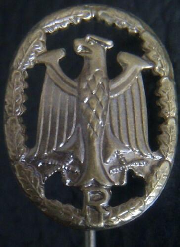 ✚0667✚ German post WW2 Bundeswehr Proficiency Badge Bronze Reservist miniature - Photo 1/3
