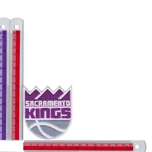 Wholesale Sacramento Kings Basketball Logo Size 2.6"x3.9" Sew Iron on Patch DIY - Picture 8 of 12