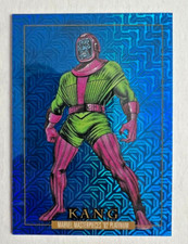 2024 Skybox Marvel Masterpieces ’92 Platinum #44 Kang Blue Traxx