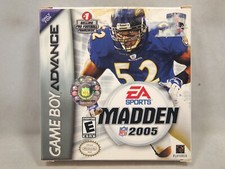 Madden NFL 2005 Game Boy Advance GBA Authentic BOX ONLY