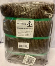 COLOURTREE Brown Fence Privacy Screen 6ft H x 50ft, 90% Blockage, New