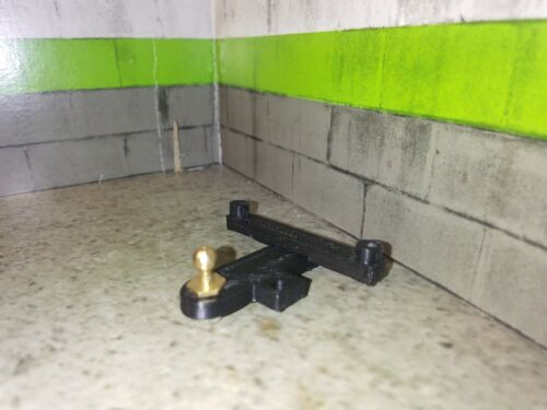 SCX24 Jeep Hitch with 3.5mm brass ball and ball cup for 2mm rod - Picture 6 of 8